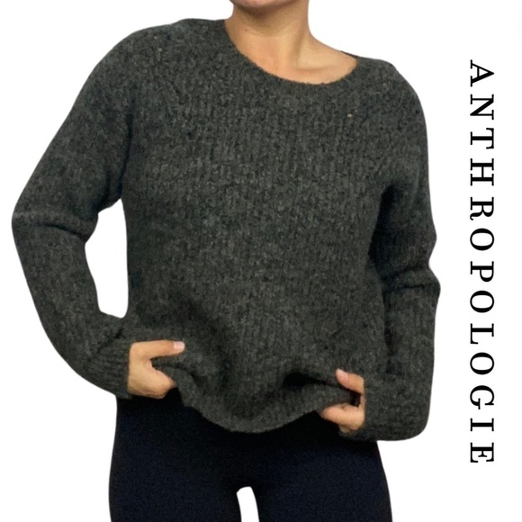 Anthropologie See U Soon Sweater Wool Keyhole Detailed Chunky Knit - Size S/M - Picture 1 of 10